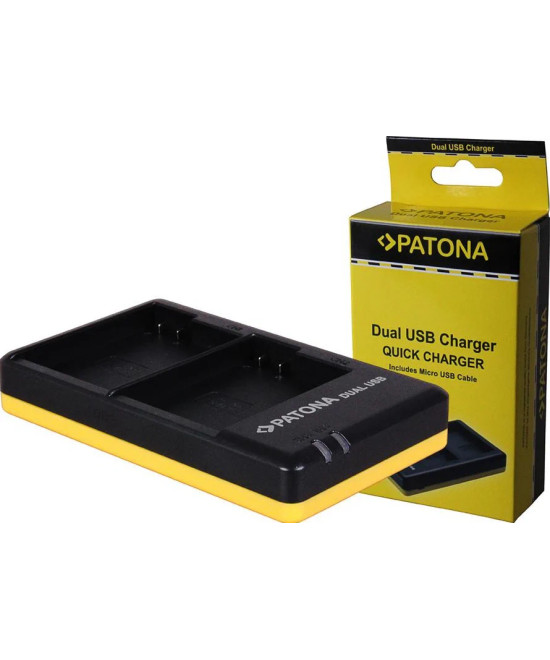 Caricabatterie DUAL-USB per Nikon