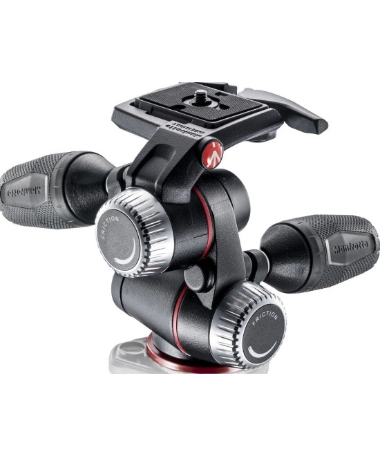 Treppiede 190 a 4 sezioni alluminio con testa a 3 vie