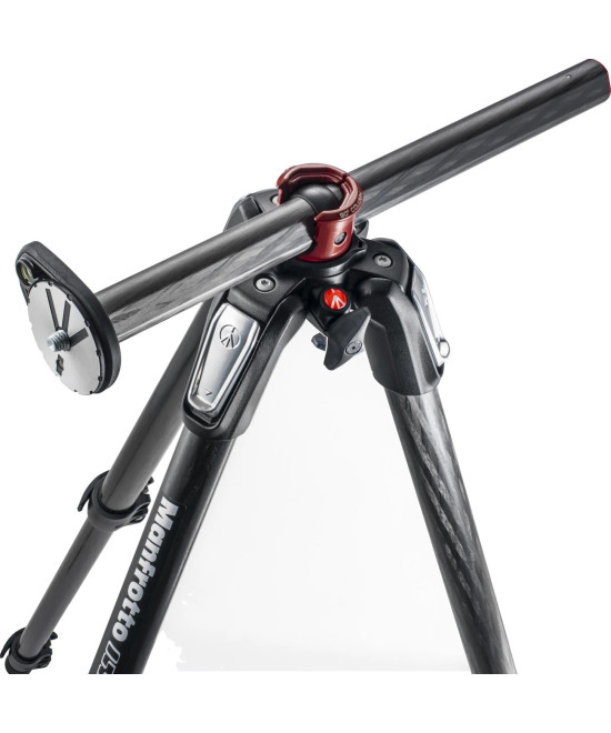 Treppiede 190 a 4 sezioni alluminio con testa a 3 vie