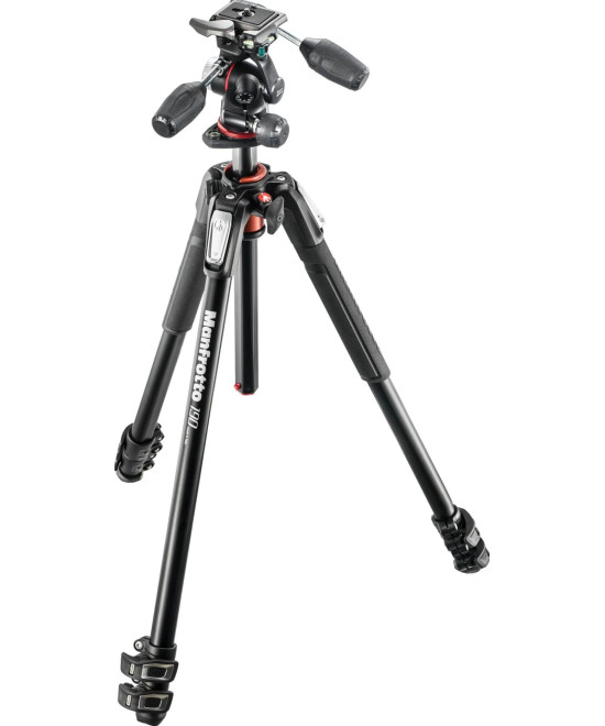 Kit serie 190 a 3 sezioni alluminio con testa a 3 vie