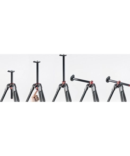 Kit serie 190 a 3 sezioni alluminio con testa a 3 vie