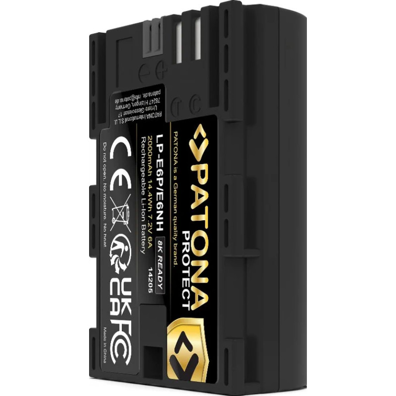 PATONA PROTECT BATTERIA PER CANON  LP-E6P