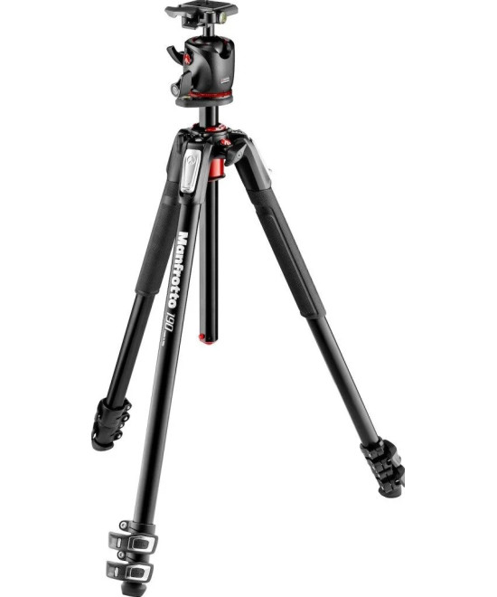 Kit treppiedi serie 190 con testa sfera 3 sezioni