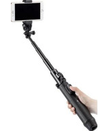 MS-01K Treppiede per Smartphone/Macchina Fot. Nero