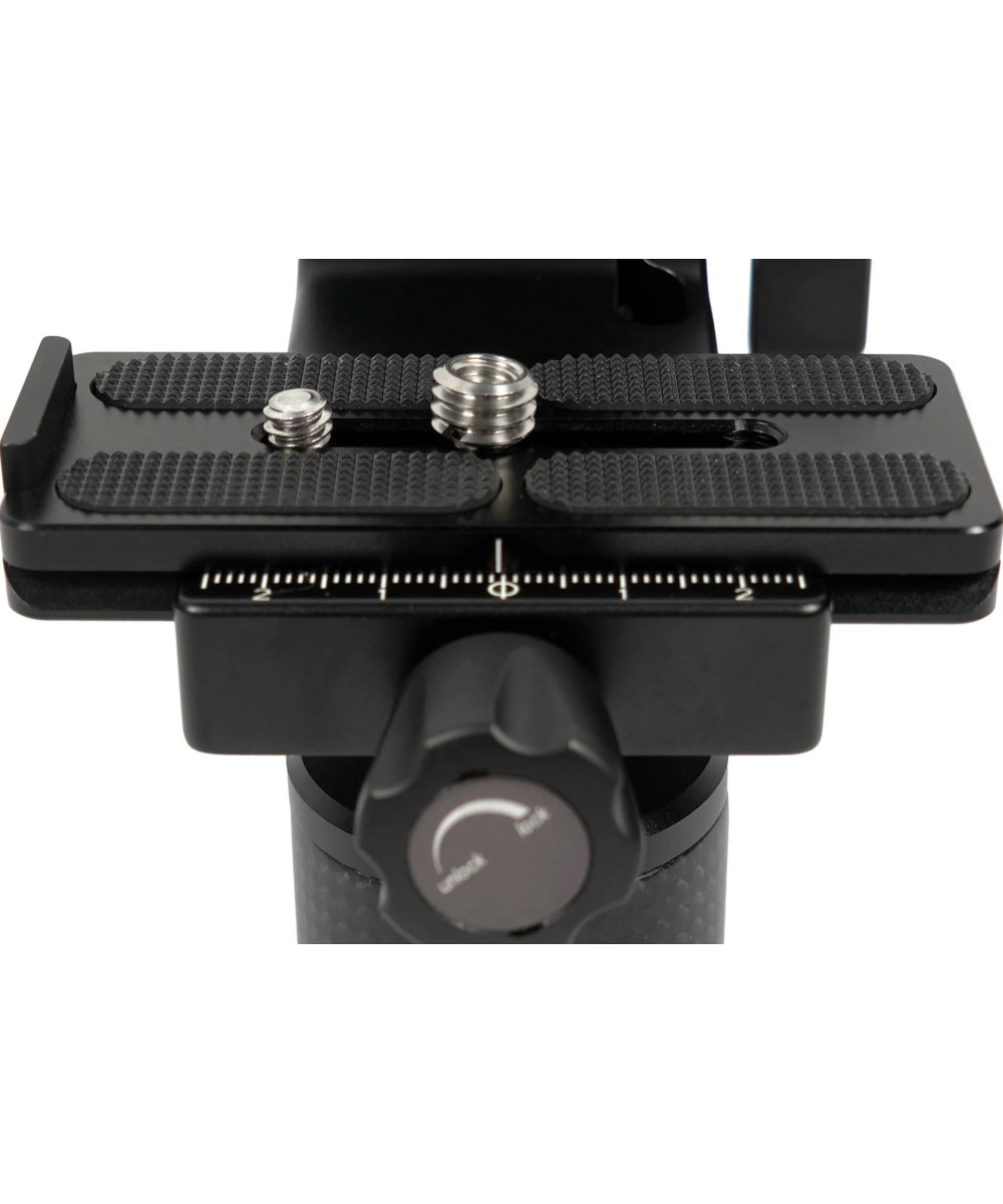 Testa Gimbal PH-10 in Fibra di Carbonio e Alluminio