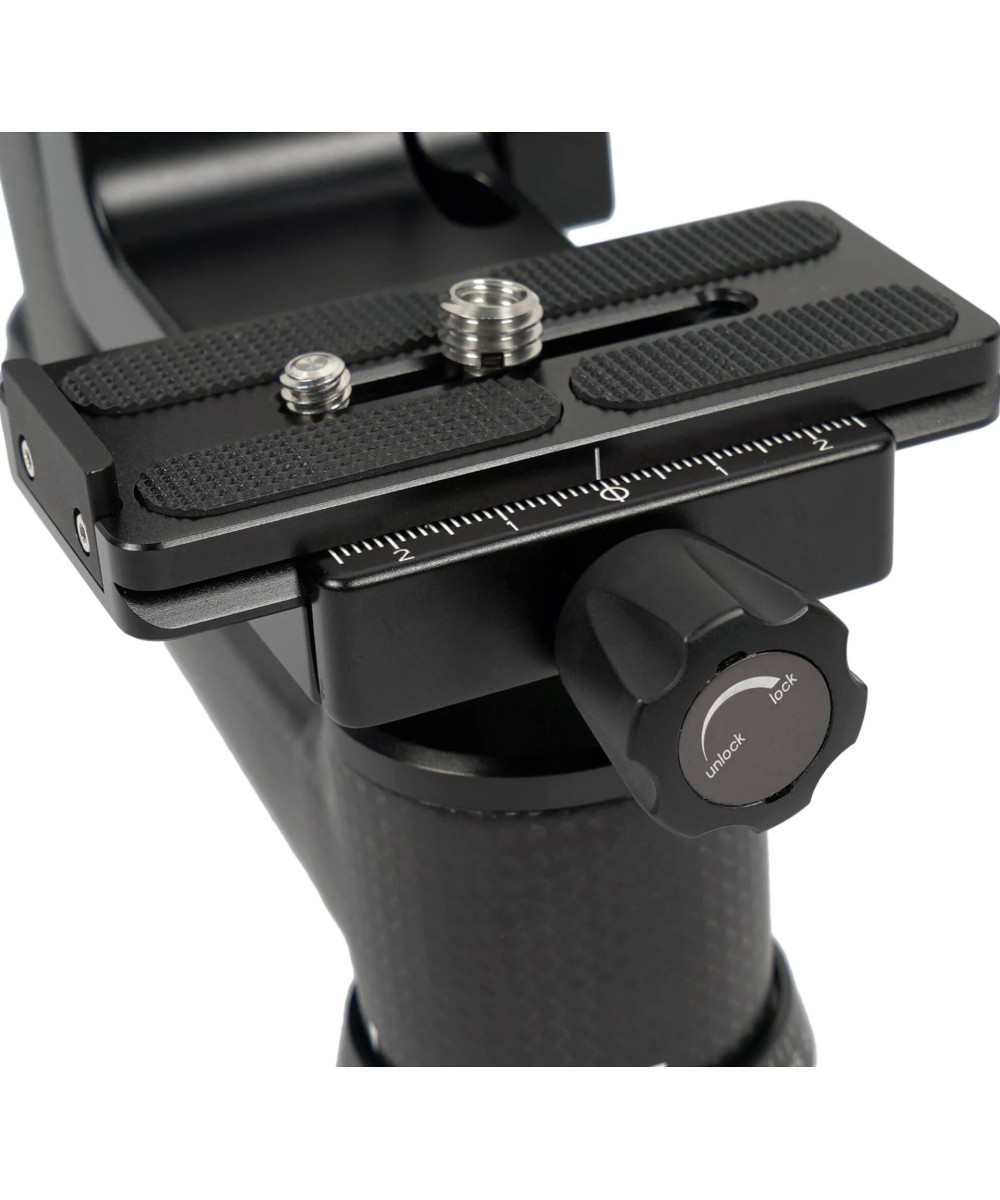 Testa Gimbal PH-10 in Fibra di Carbonio e Alluminio