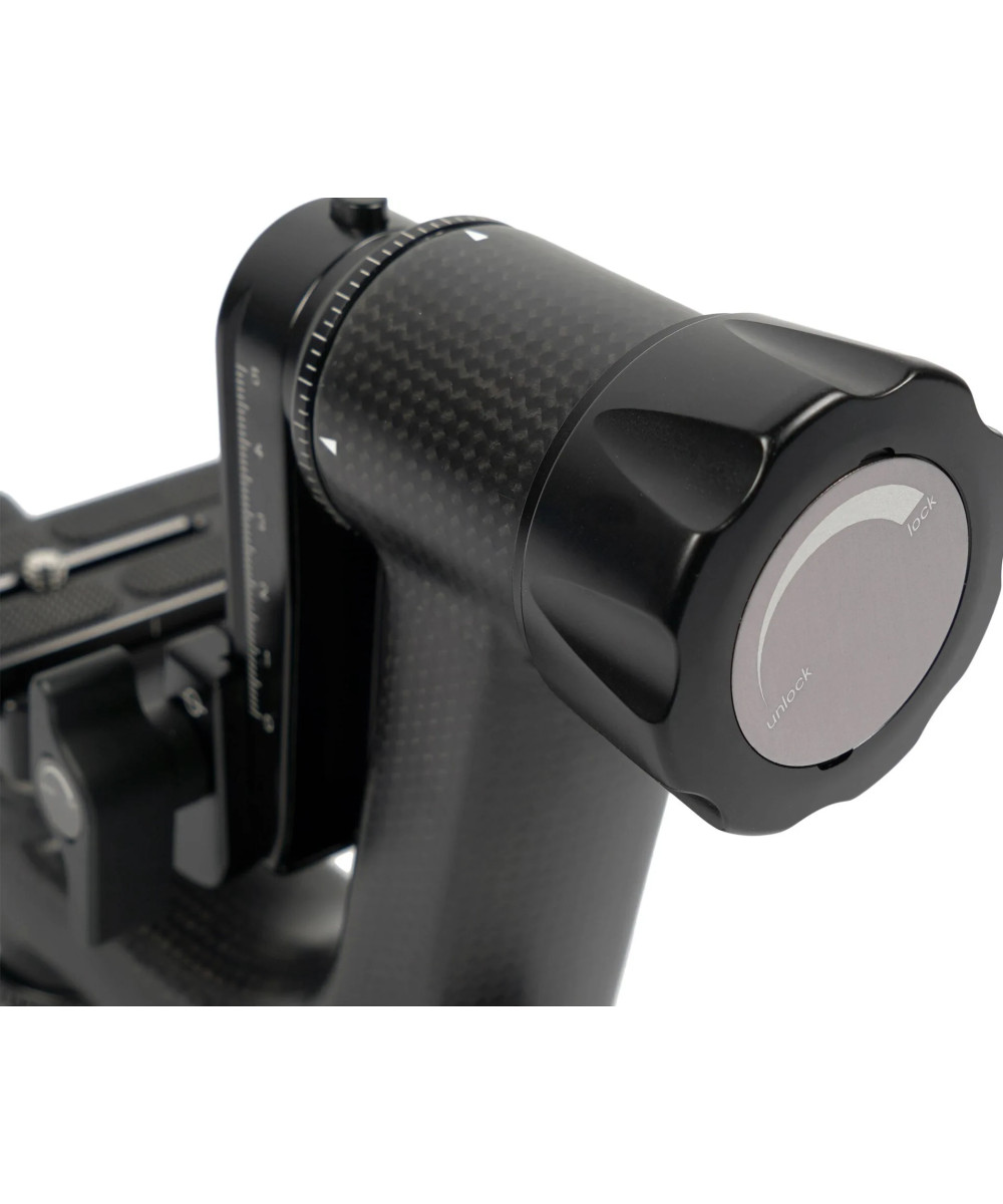 Testa Gimbal PH-10 in Fibra di Carbonio e Alluminio