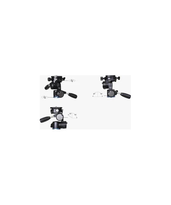 SIRUI FD-01 testa per treppiede Nero Universal Panoramica