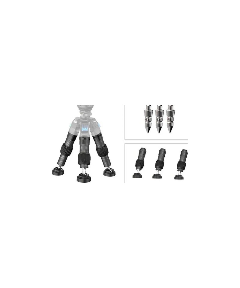 Treppiede con Tre Tubi Mini in Carbonio per Treppiede SVS60