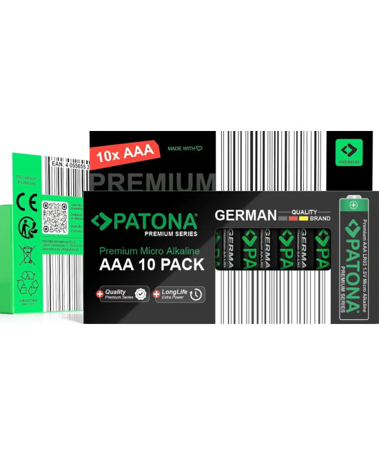 PREMIUM 10 PIECES ALKALINE AAA MICRO LR03 BATTERY