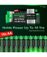 PREMIUM 10 PIECES ALKALINE AA MIGNON LR06 BATTERY