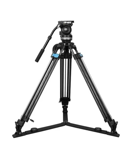 TREPPIEDE SQ75 VIDEO CON TESTA FLUIDA VHS10 SEMISFERA 75MM