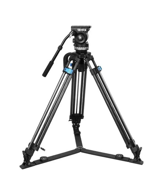 TREPPIEDE SQ75 VIDEO CON TESTA FLUIDA VHS10 SEMISFERA 75MM