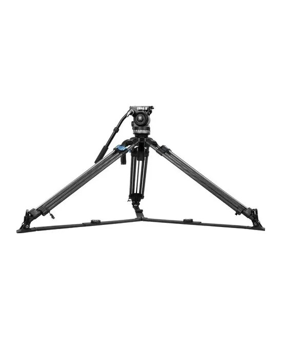 TREPPIEDE SQ75 VIDEO CON TESTA FLUIDA VHS10 SEMISFERA 75MM