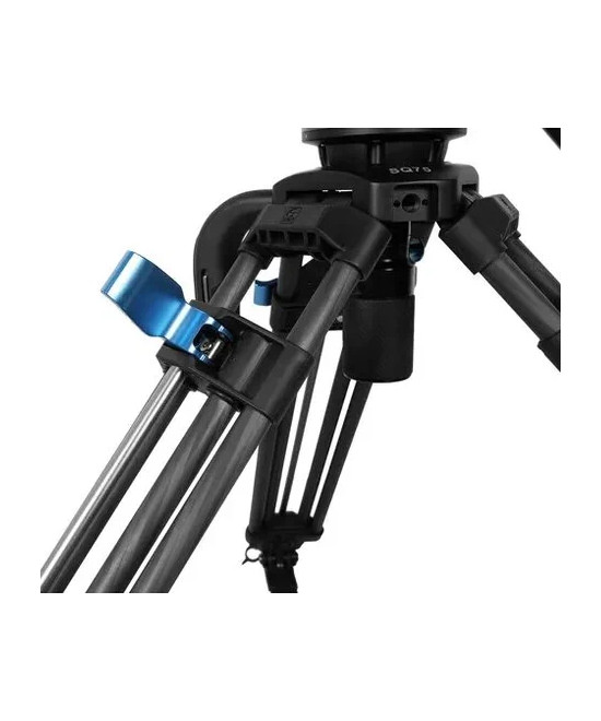 TREPPIEDE SQ75 VIDEO CON TESTA FLUIDA VHS10 SEMISFERA 75MM