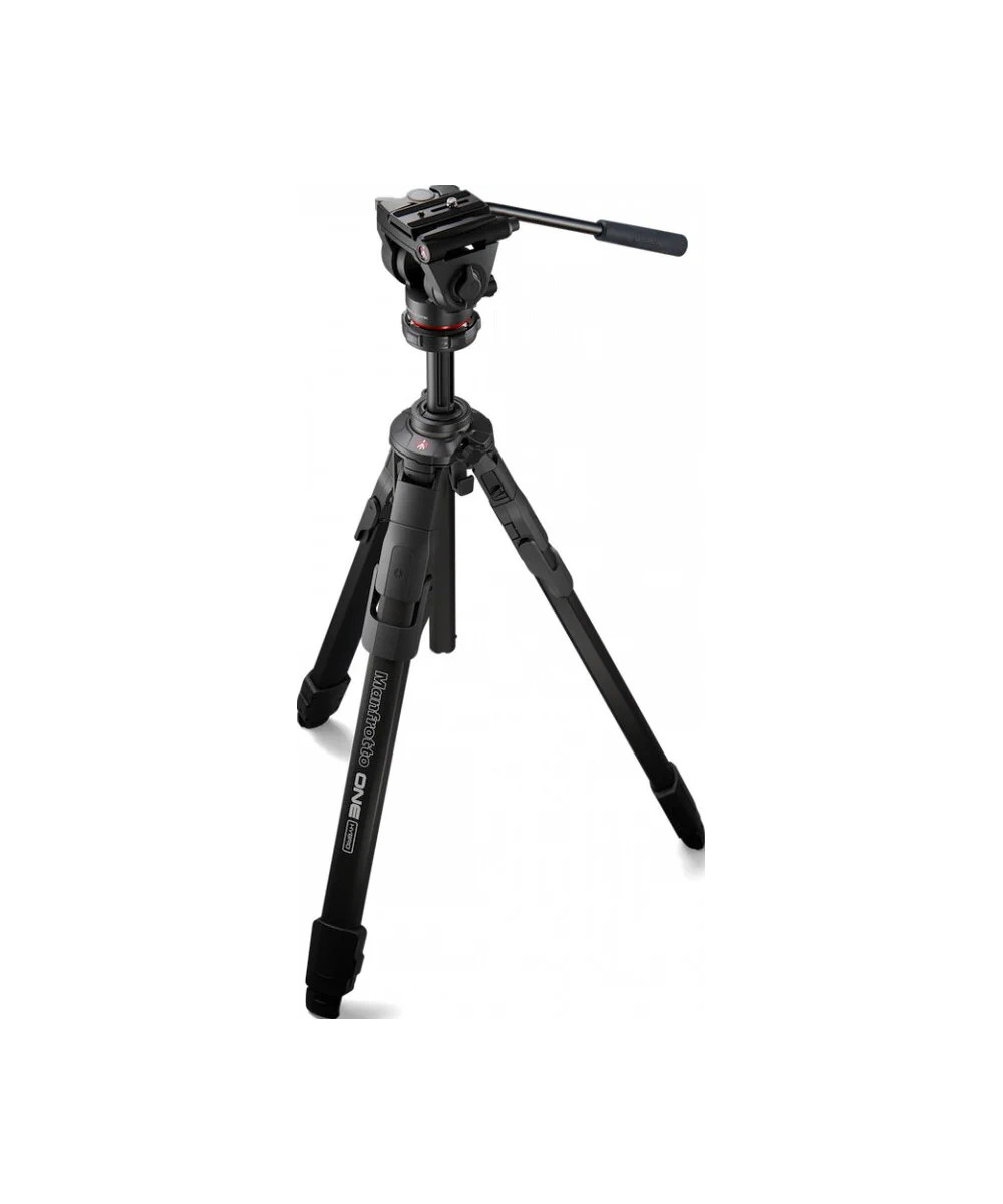 ONE Treppiede in Alluminio con Testa Fluida 500X