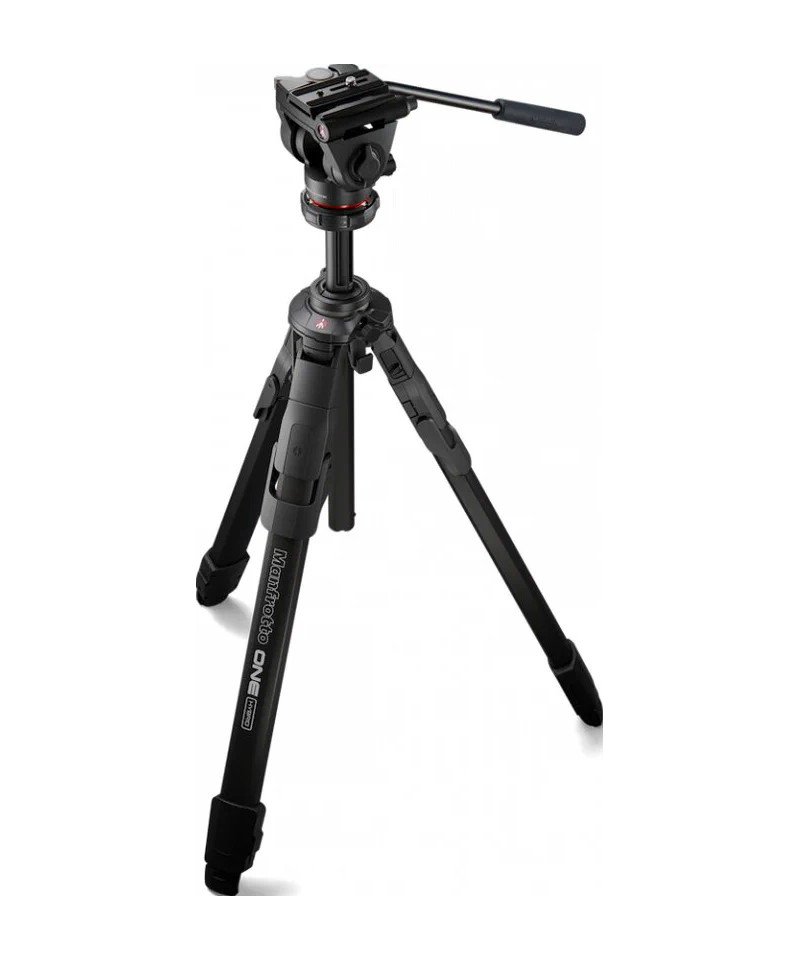 ONE Treppiede in Alluminio con Testa Fluida 500X