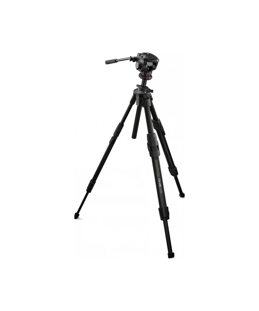 ONE Treppiede in Alluminio con Testa Fluida 500X