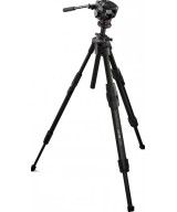 ONE Treppiede in Alluminio con Testa Fluida 500X