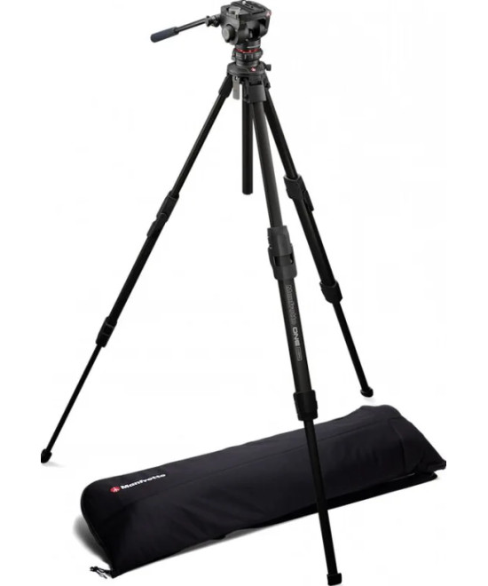 ONE Treppiede in Alluminio con Testa Fluida 500X