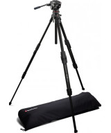ONE Treppiede in Alluminio con Testa Fluida 500X