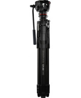 ONE Treppiede in Alluminio con Testa Fluida 500X