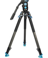 Kit treppiede video professionale SVT75 + SVH15 LITE Rapid in fibra di carbonio
