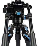 Kit treppiede video professionale SVT75 + SVH15 LITE Rapid in fibra di carbonio