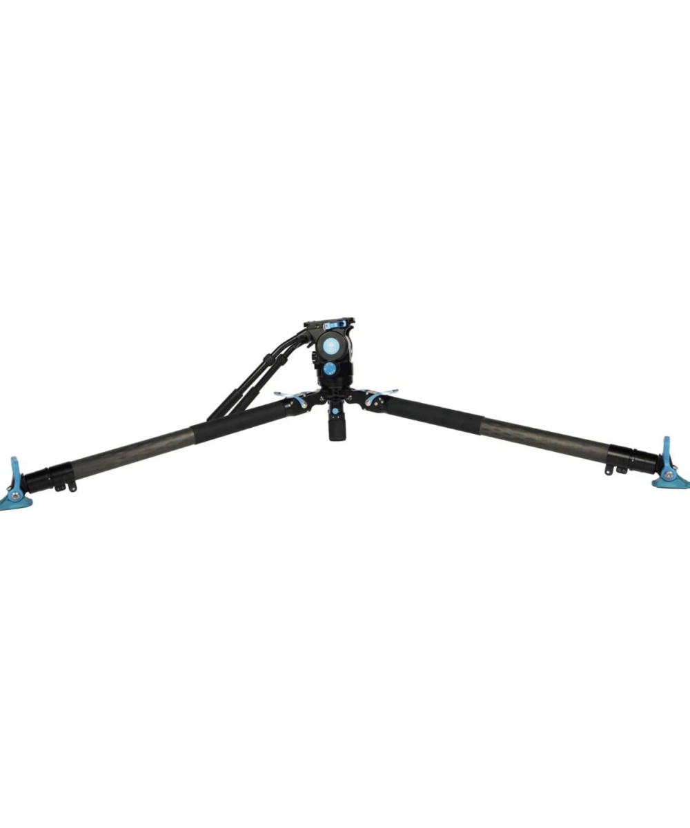 Kit treppiede video professionale SVT75 + SVH15 LITE Rapid in fibra di carbonio