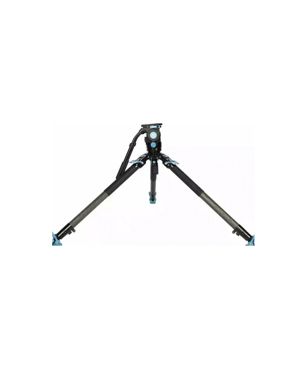 Kit treppiede video professionale SVT75 + SVH15 LITE Rapid in fibra di carbonio