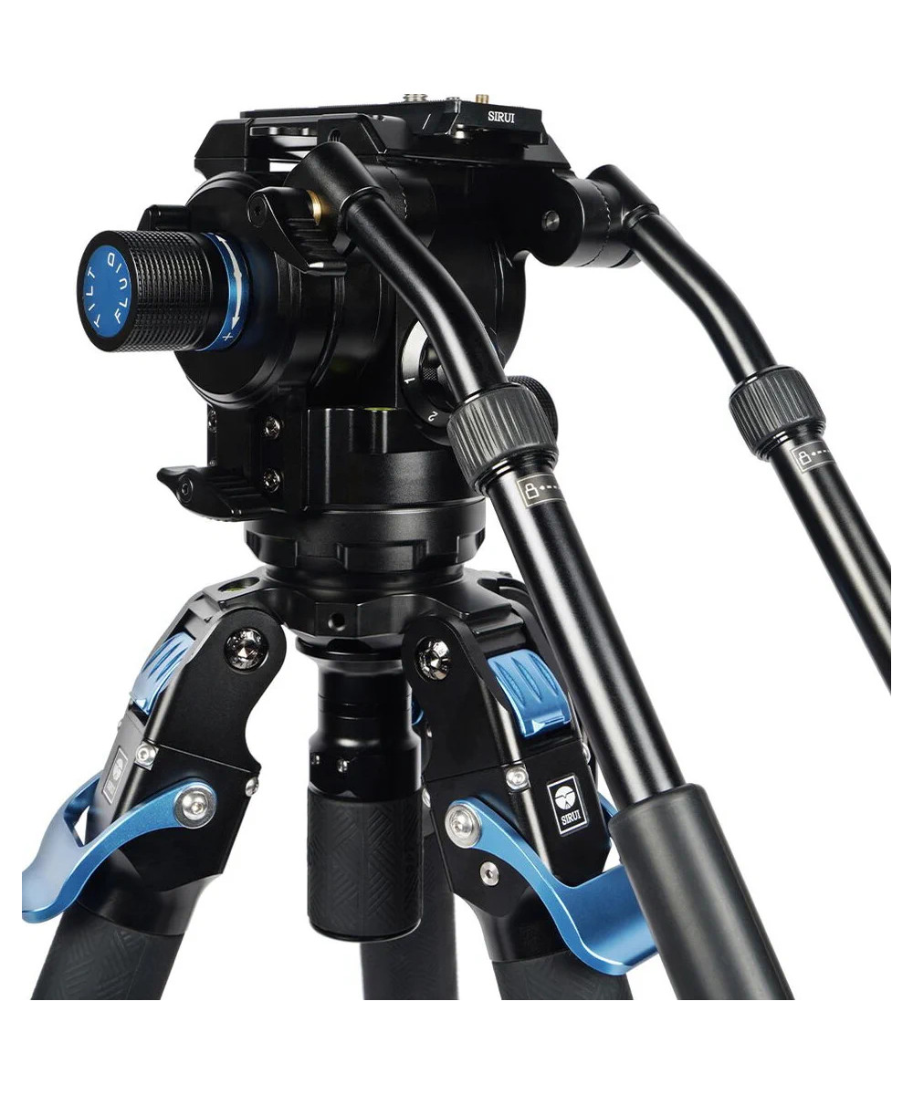 Kit treppiede video professionale SVT75 + SVH15 LITE Rapid in fibra di carbonio