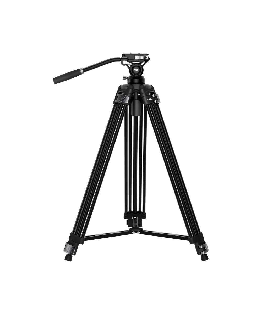 EL-VT01 TREPPIEDE BROADCAST CON TESTA VIDEO SU BASE LIVELLANTE 75MM