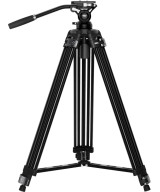 EL-VT01 TREPPIEDE BROADCAST CON TESTA VIDEO SU BASE LIVELLANTE 75MM