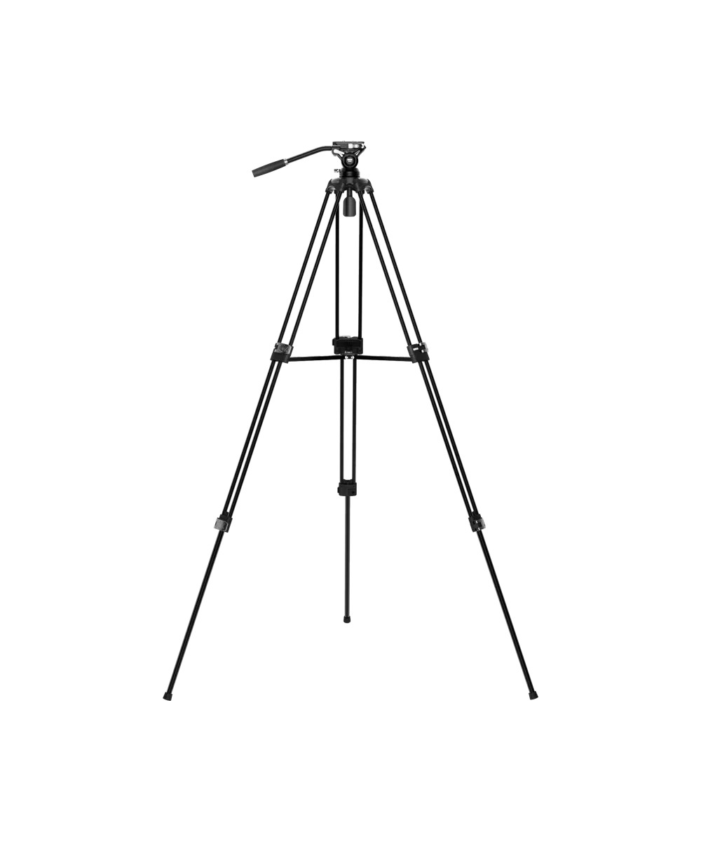 EL-VT01 TREPPIEDE BROADCAST CON TESTA VIDEO SU BASE LIVELLANTE 75MM