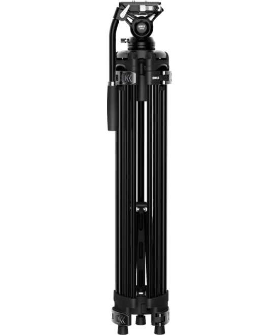 EL-VT01 TREPPIEDE BROADCAST CON TESTA VIDEO SU BASE LIVELLANTE 75MM