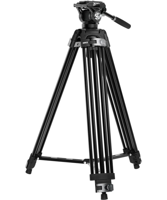EL-VT01 TREPPIEDE BROADCAST CON TESTA VIDEO SU BASE LIVELLANTE 75MM
