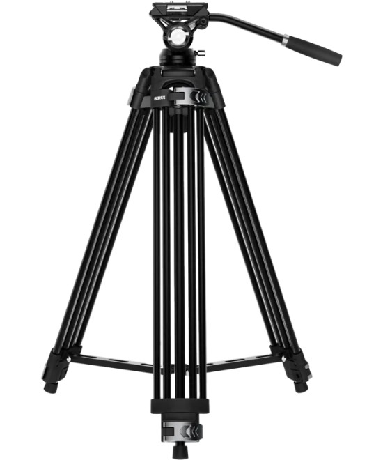 EL-VT01 TREPPIEDE BROADCAST CON TESTA VIDEO SU BASE LIVELLANTE 75MM