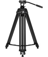 EL-VT01 TREPPIEDE BROADCAST CON TESTA VIDEO SU BASE LIVELLANTE 75MM