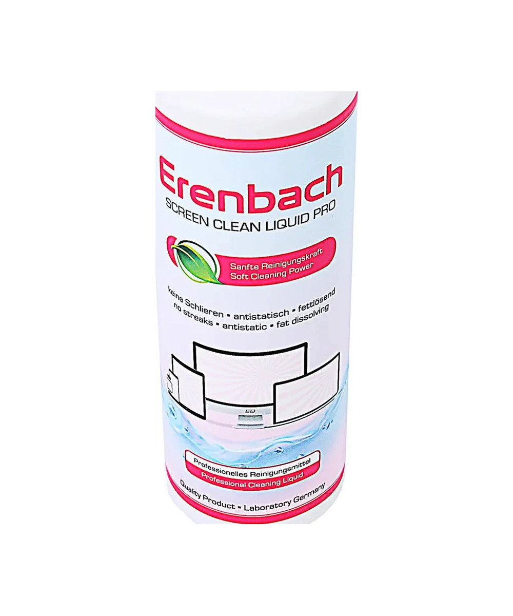 ERENBACH 250 ML PROFESSIONAL CLEANING LIQUID FOR DISPLAY AND MICROFIBER CLOTH 30 X 30 CM