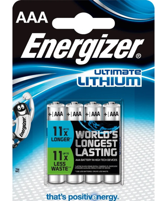 1x4 ENERGIZER Ultimate Lithium Micro AAA 1,5V