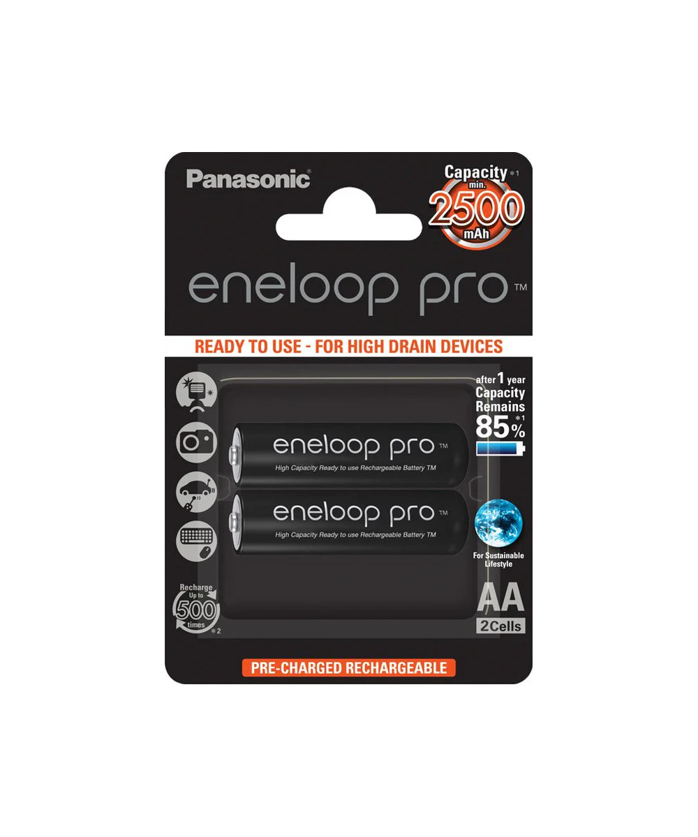 Eneloop 2500mAh, 1.2V 2500mAh 1.2V batteria ricaricabile