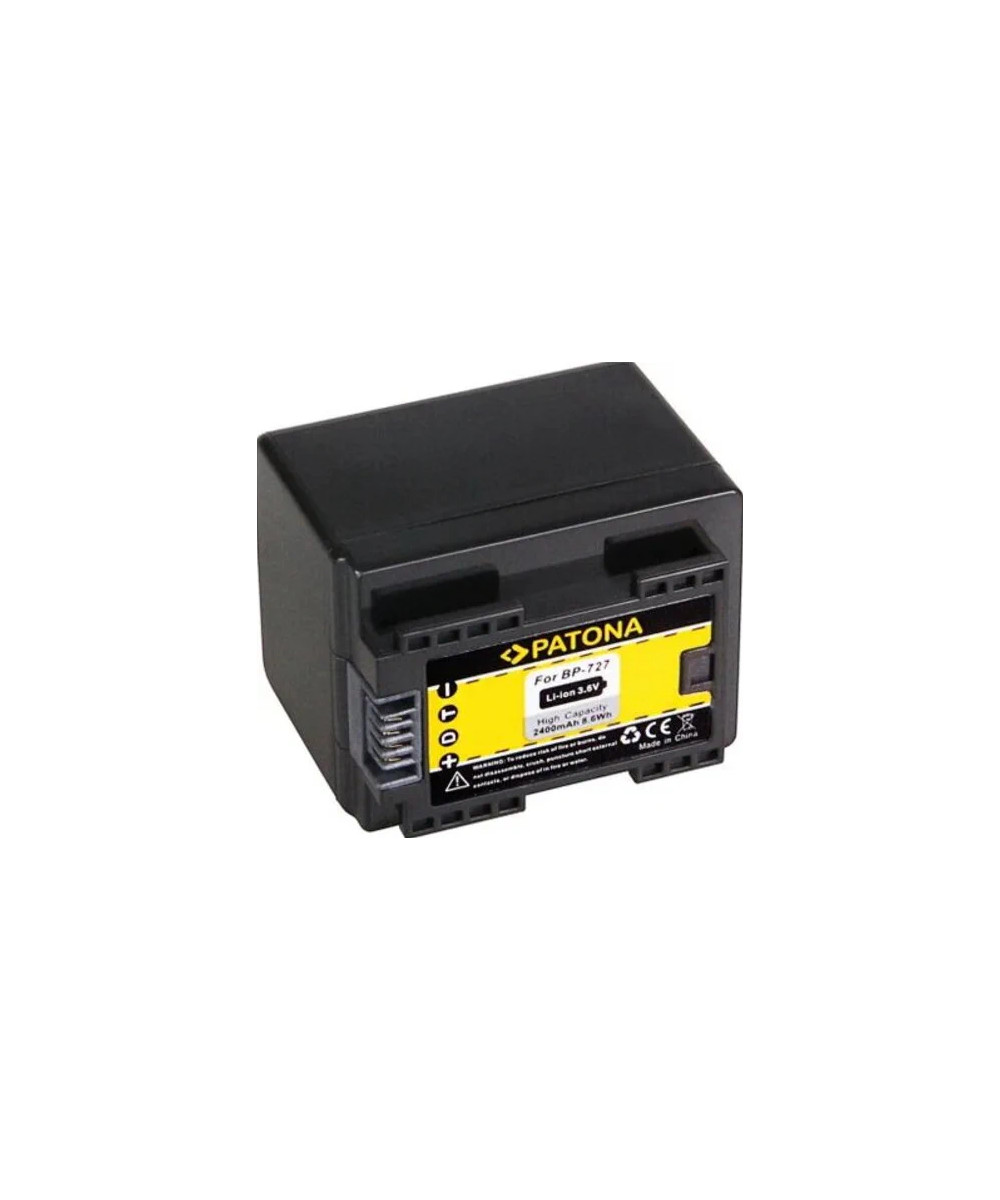 1174 Batteria per Canon BP-727, HR36 HF38 HF306 HFR46 HF48 HF406