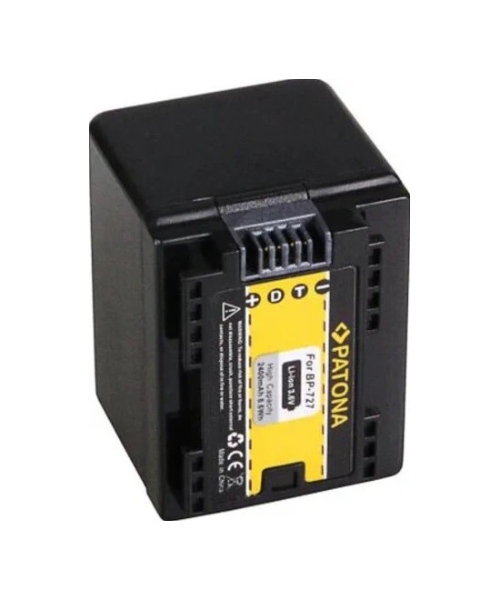 1174 Batteria per Canon BP-727, HR36 HF38 HF306 HFR46 HF48 HF406
