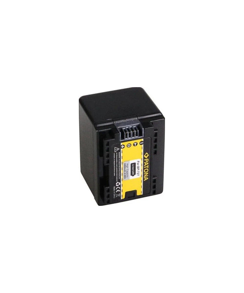 1174 Batteria per Canon BP-727, HR36 HF38 HF306 HFR46 HF48 HF406