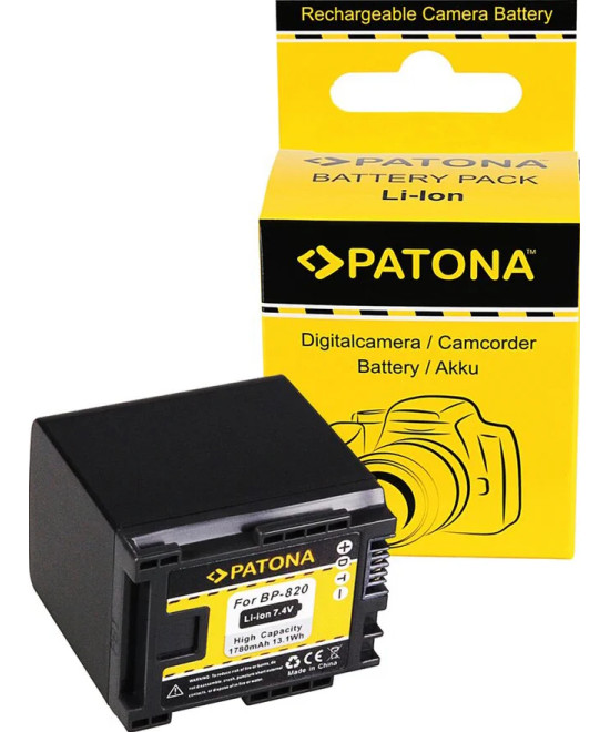 1194 Batteria per Canon BP-820, CANON HF-G30, XA20, XA2