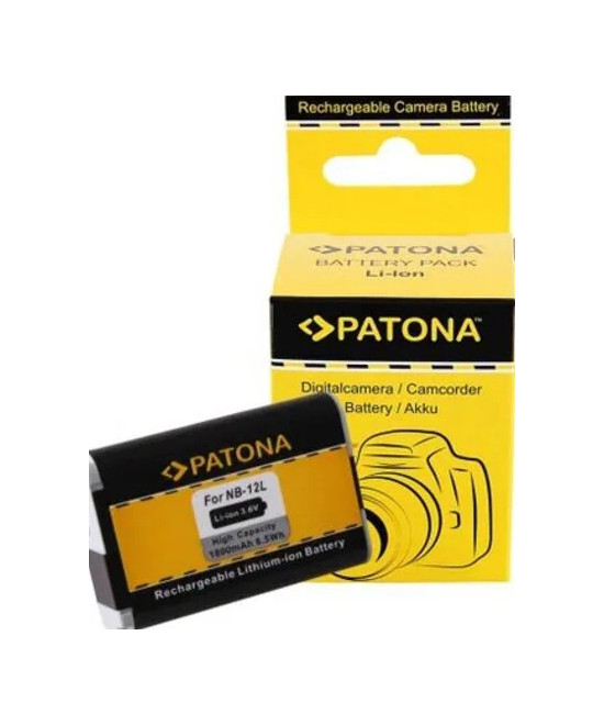1240 Batteria per Canon NB-12L Legria Mini X Vixia Mini X Powershot G1