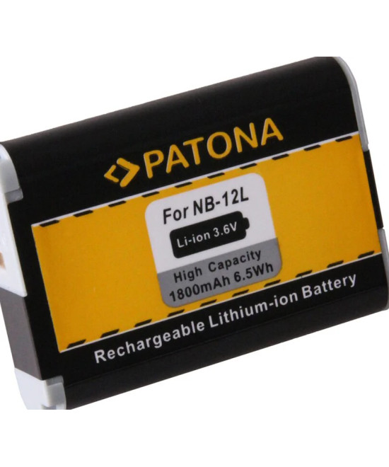 1240 Batteria per Canon NB-12L Legria Mini X Vixia Mini X Powershot G1