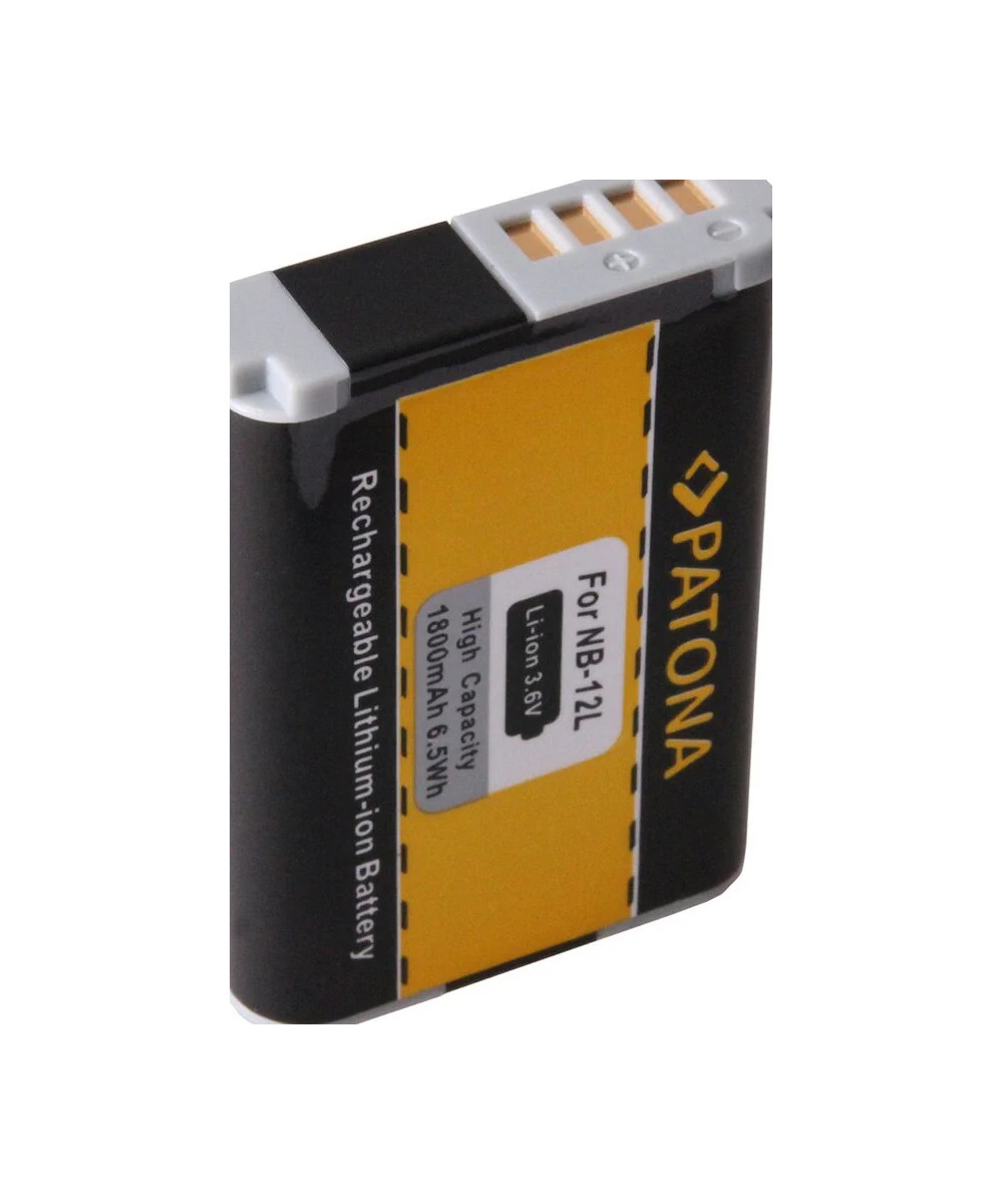 1240 Batteria per Canon NB-12L Legria Mini X Vixia Mini X Powershot G1