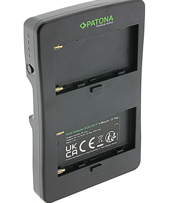 Adattatore Premium V-Mount per batterie Sony NP-F al connettore V-Mount