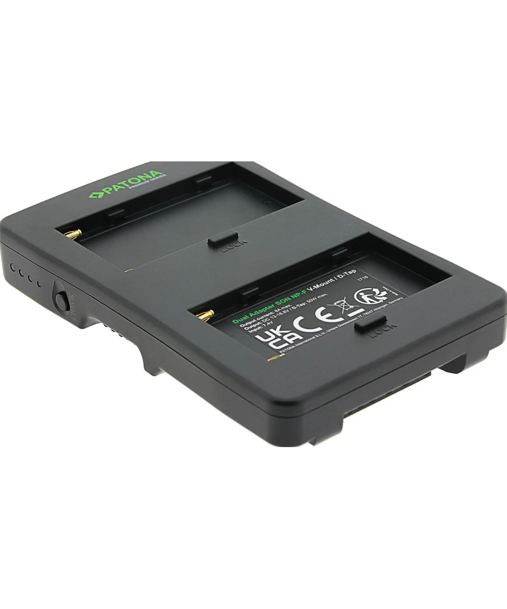 Adattatore Premium V-Mount per batterie Sony NP-F al connettore V-Mount
